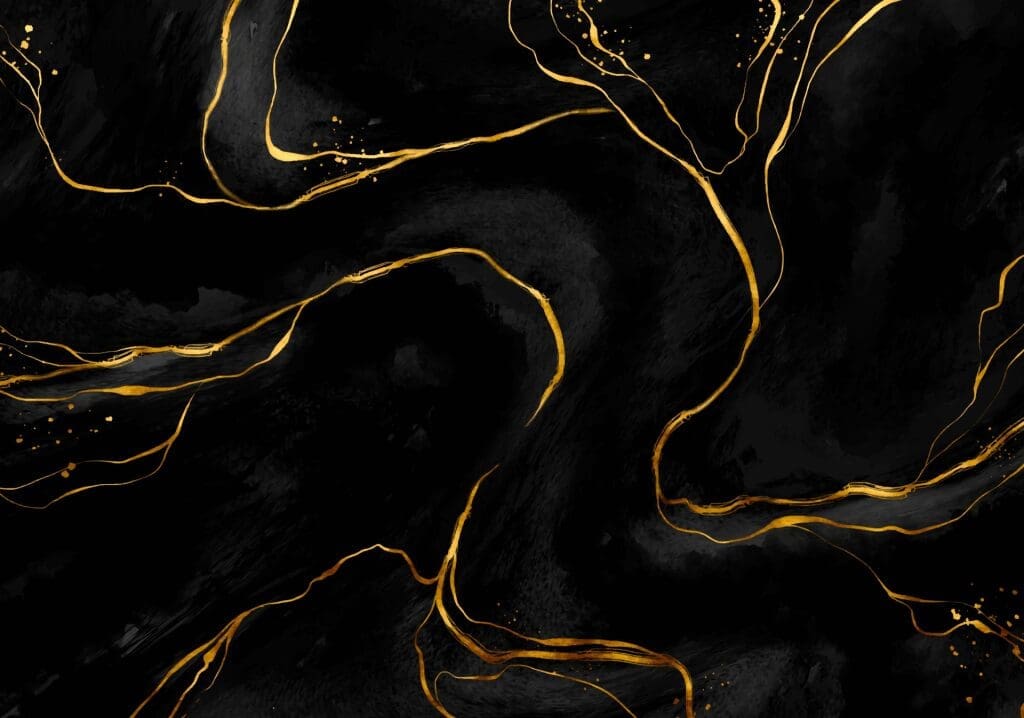 Black & Gold Marble Background
